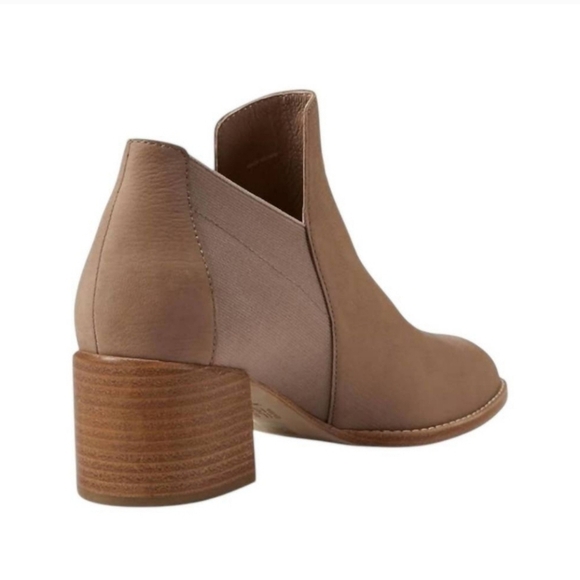 EILEEN FISHER women's bayo earth booties in earth tumbled nubuck Woman  Size 5.5 - Picture 2 of 13